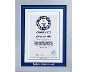 Guinness Certificate